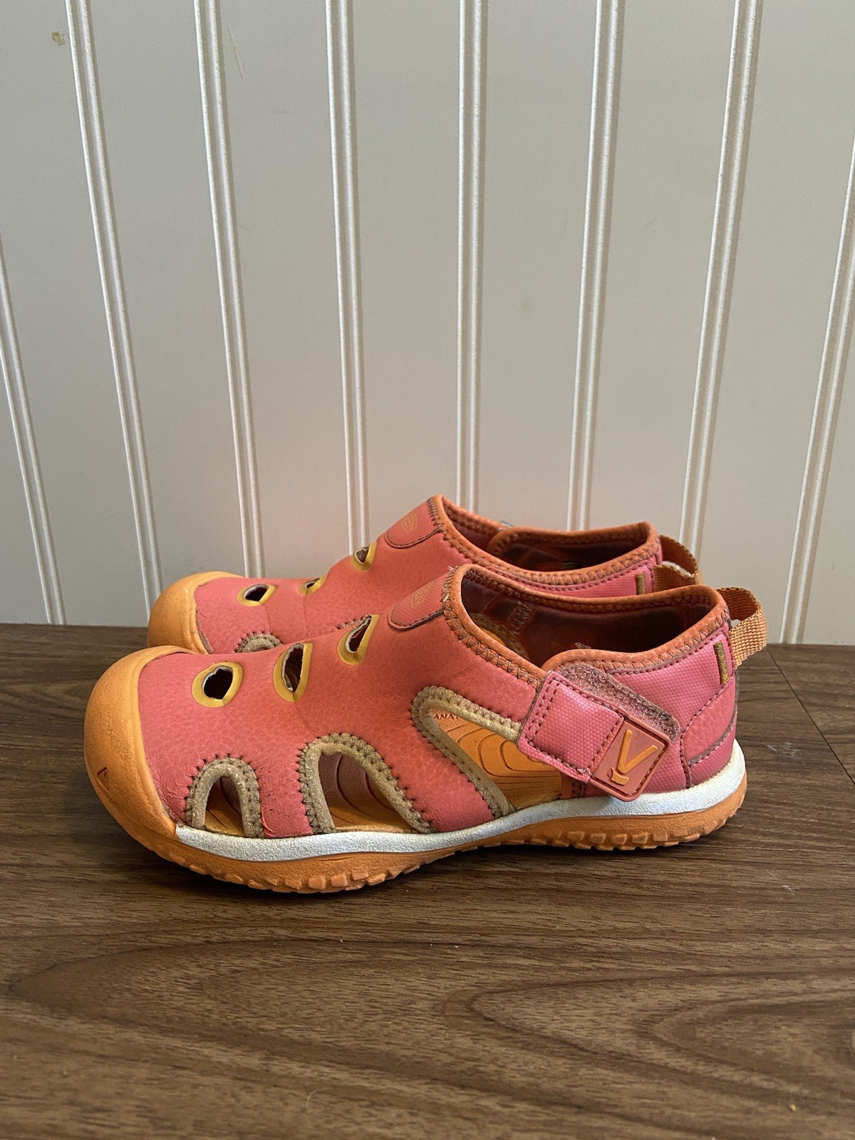 Sandali ibridi Keen Stingray escursionismo acqua lavabili comodi rosa arancione bambini 1