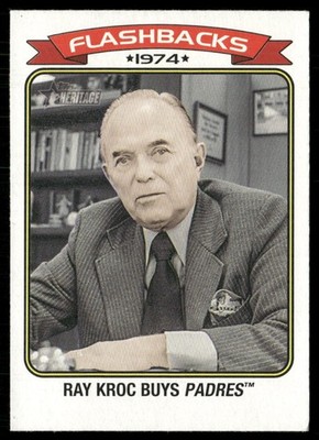 2023 Topps Heritage - News Flashbacks - Ray Kroc Buys Padres #NF-4