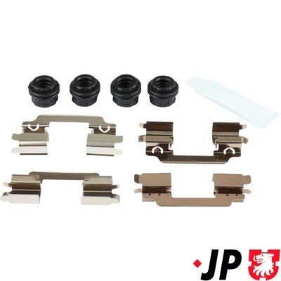 5X JP Group 1564003310 ZubehöRsatz, Scheibenbremsbelag FüR Ford Opel-image