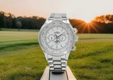 Balmer 45mm Moon Phase Phantom Calendar Swiss Quartz Jubilee Bracelet Watch Mens