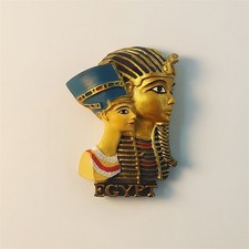 Egyptian Pharaoh Queen Tourist Travel Souvenir 3D Resin Fridge Magnet Craft Gift