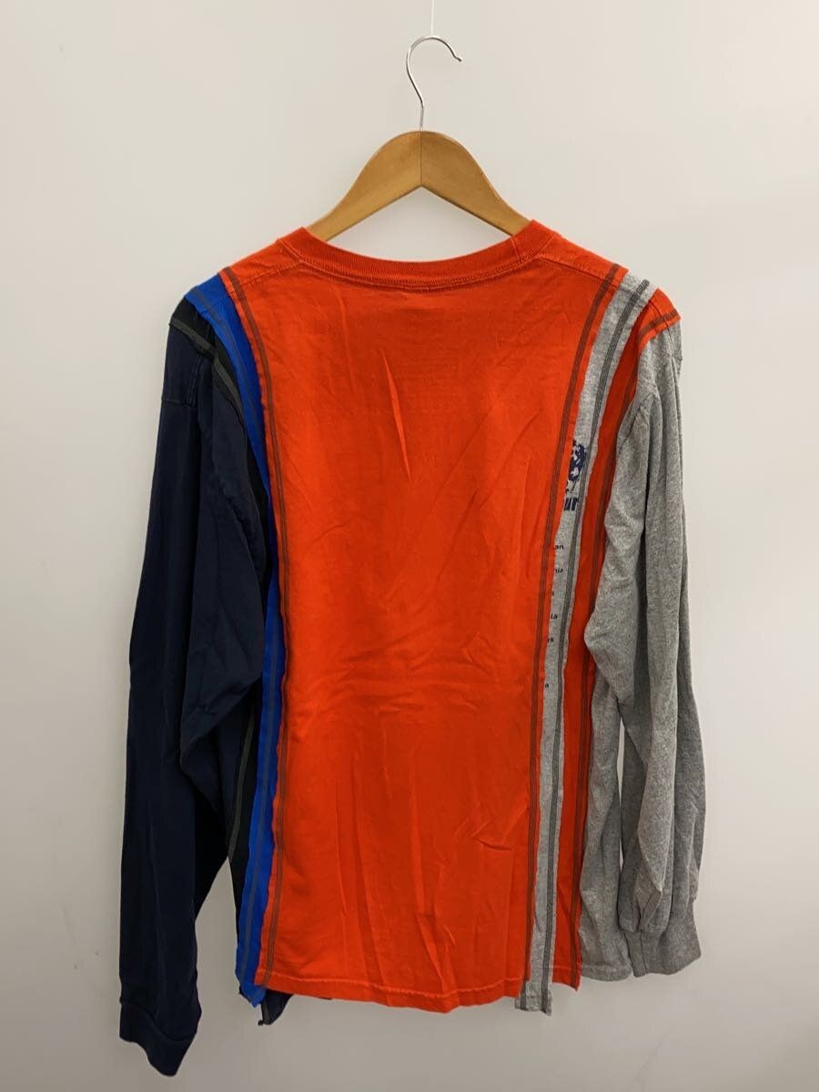 Needles Long Sleeve T Tee REBUILD L Cotton Multi Color NS313