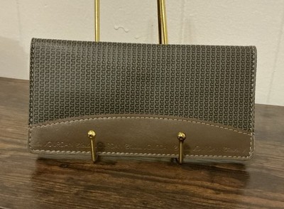 Rare Vintage French Made Leather Charles Jourdan Actif Paris Bifold Long Wallet