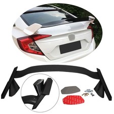 For 2016-2022 Honda Civic Sedan 4 Door Type R Black Rear Trunk Spoiler Wing Lip