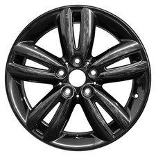 For Mini Cooper Countryman 11-17 Alloy Factory Wheel Double 5-Spoke Black 17x7