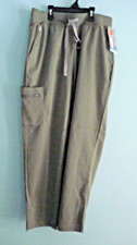 Hanes Comfort Fit Scrub Premium Pants Straight Leg Olive Green Women's M NWT