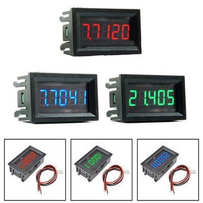 5 Digit LED Display Digital Voltmeter 0 to 33V DC Three Wire Voltage Meter