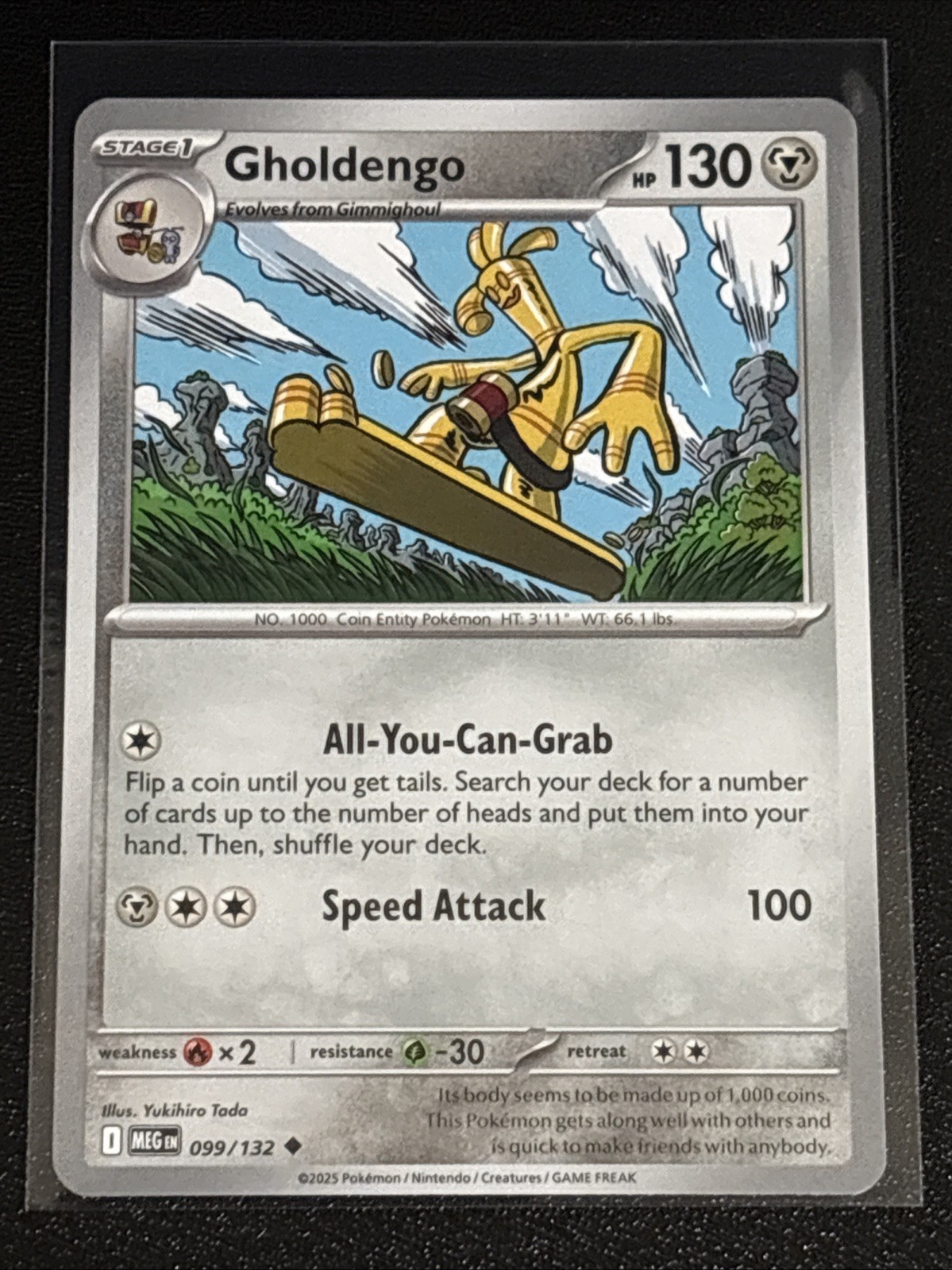 Pokémon TCG Mega Evolution Gholdengo 099/132 NM
