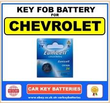 Key Fob Battery Chevrolet Spark 2009-2012 CR1620