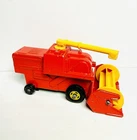 Vintage 1977 Matchbox Combine Harvester No. 51 by Lesney - Rare Yellow 4 Spoke