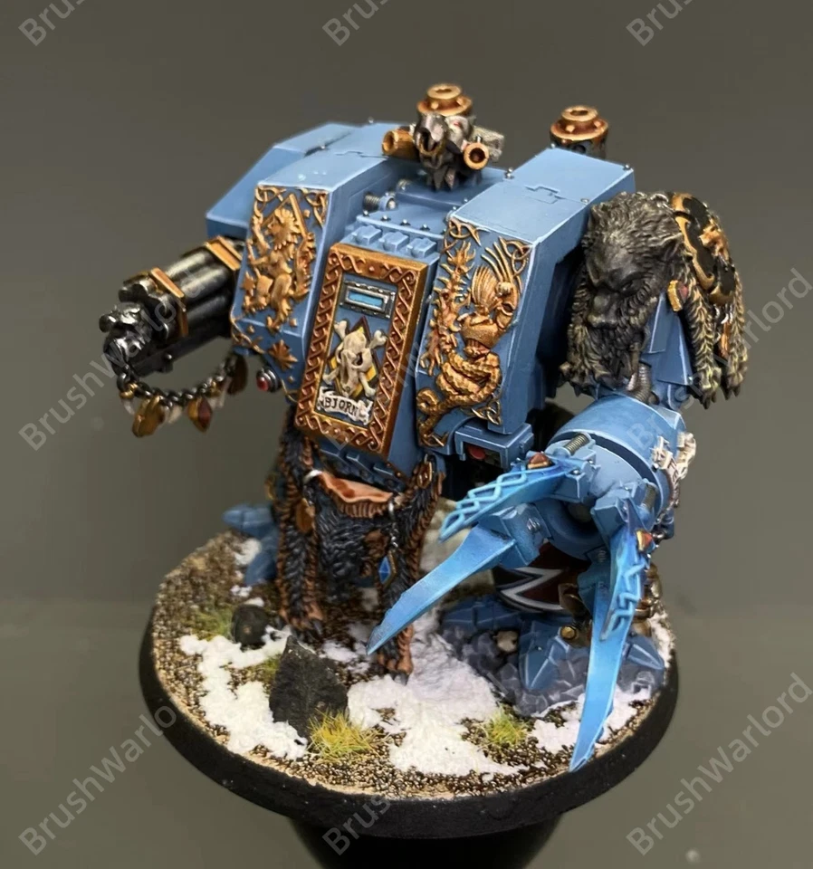 Warhammer 40K Space Wolves Bjorn The Fell-Handed Army lote de juegos pintados taller Foto 3 de 4