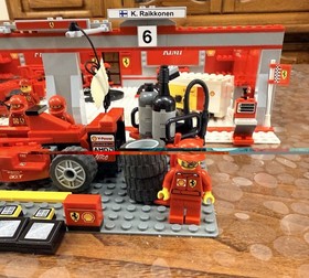 Lego Ferrari 248 F1 Team (Raikkonen Edition) 8144 with instructions no box