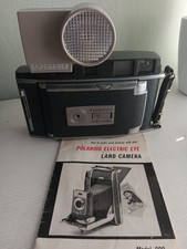 Polaroid Electric Eye Vintage Land Camera Model 900 Wink Light Manual Excelnt