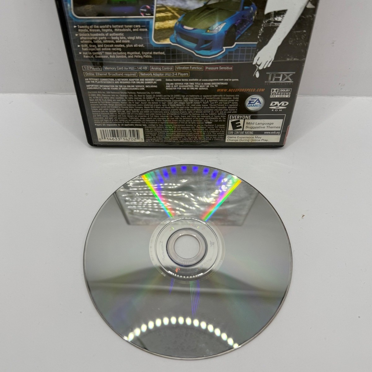 Need for Speed Underground Greatest Hits Sony PlayStation 2 PS2 No