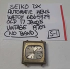 Seiko DX Automatic Mens Watch 6106-5429  Old 17 Jewels Vintage 1970's (No Band)