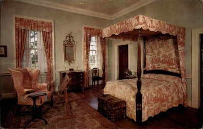 Westmoreland Co Virginia Stratford Hall Mother's Room ~ postcard sku511