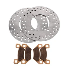 2010 2011 Arctic Cat 650 H1 Front Brake Rotors & Severe Duty Brake Pads