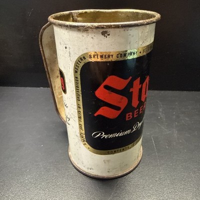Stag Beer Premium Dry Pilsener Can W/Handle Beer Mug St Louis #1