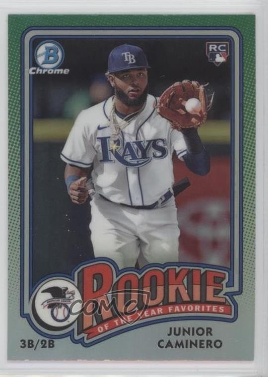 2024 Bowman Rookie of the Year Favorites Junior Caminero #ROY-8 10wc