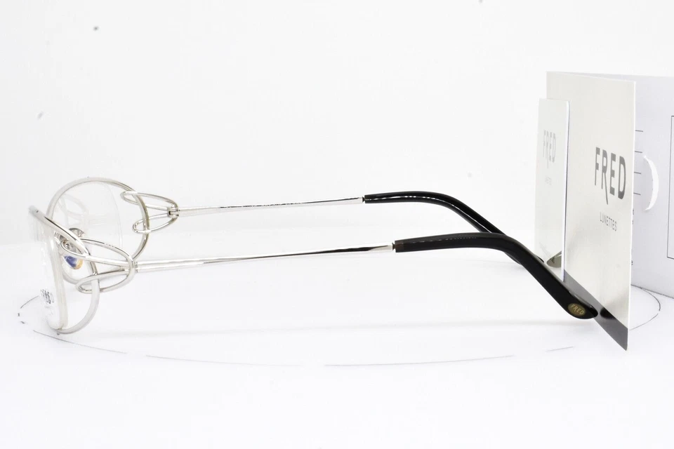 Marco de gafas FRED Lunettes PLATA CROMO 53-14-130 VOLUTE OP N1 002 Foto 4 de 4