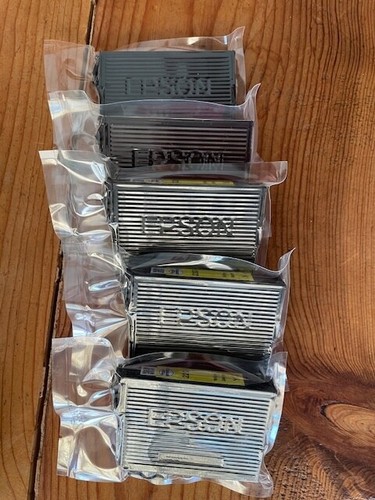 NEW Epson Genuine 220 Ink Cartridges 3 Yellow One M and One black - Picture 2 of 2