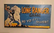 Juego de mesa vintage 1938 The Lone Ranger Hi-yo Silver de Parker Brothers
