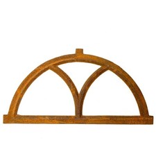 Stallfenster Bogen 33x59cm Eisenfenster Eisen Fenster Scheunenfenster Antik-Stil