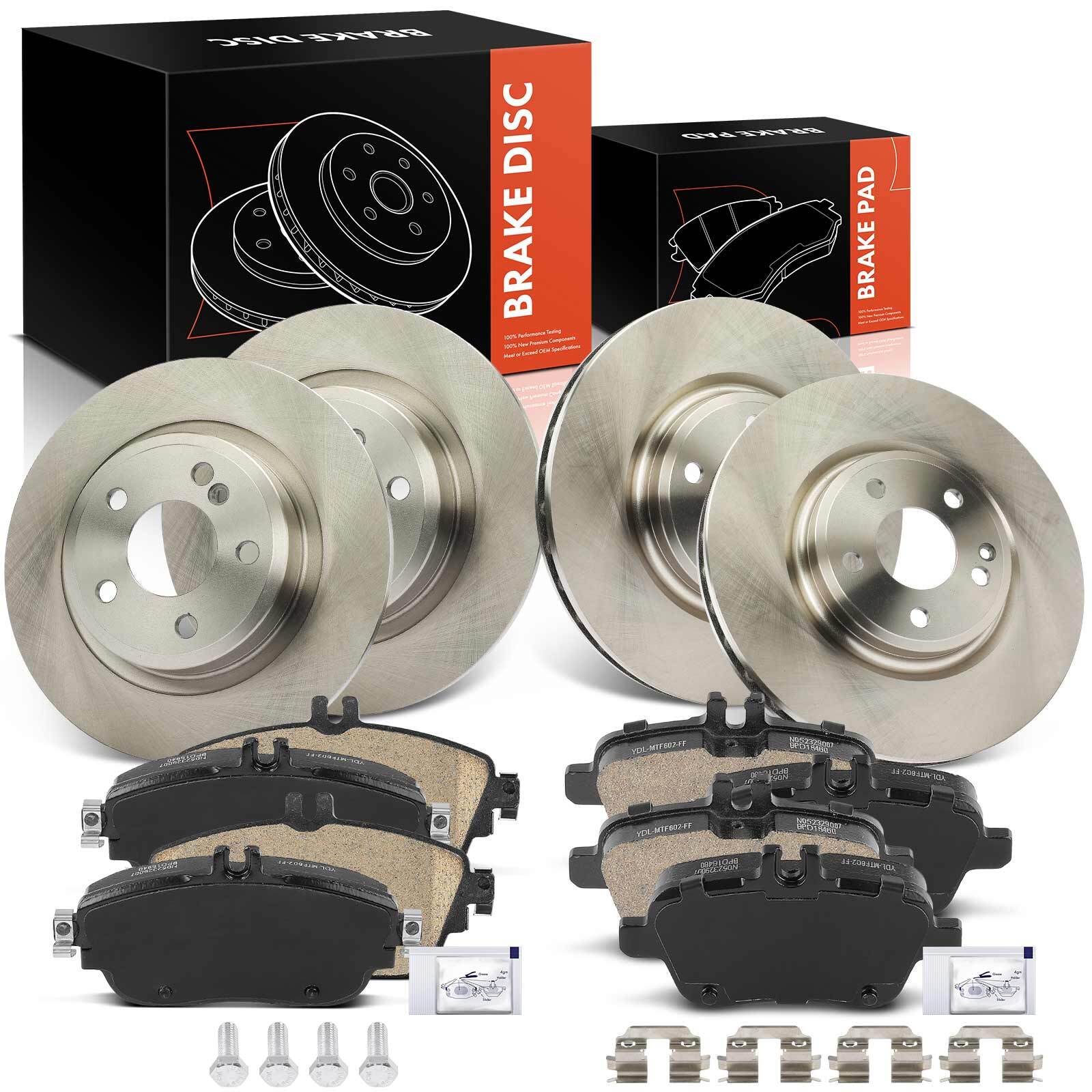 12x Disc Brake Rotor & Brake Pads for INFINITI QX30 MercedesBenz Front