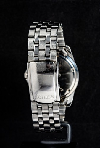 Seiko Blue Dial Men's Quartz Watch -- Working, Ø36mm Case - Picture 4 of 9