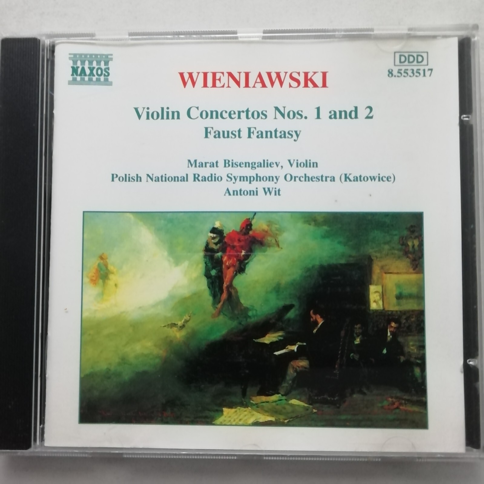 Wieniawski: Violin Concertos Nos. 1 & 2 / Bisengaliev / Wit / Naxos CD 8.553517