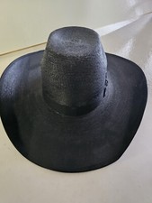 Larry Mahan Cowboy Hat Western Milano Hat Company Adult 7 1/8 Black