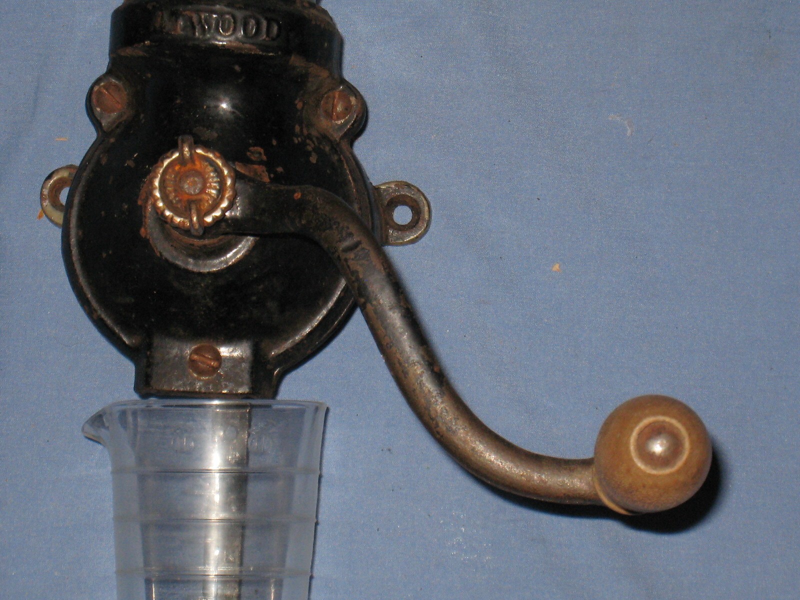 ANTIQUE Atwood Arcade 25 Wall Mounted Coffee Mill Grinder Original