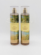 Bath  Body Works Rio Pineapple Mango Fine Fragrance Body Mist 8 oz Set of 2
