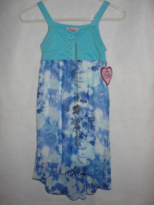 Girls Candies Aqua Sundress - Size Small - New with Tag