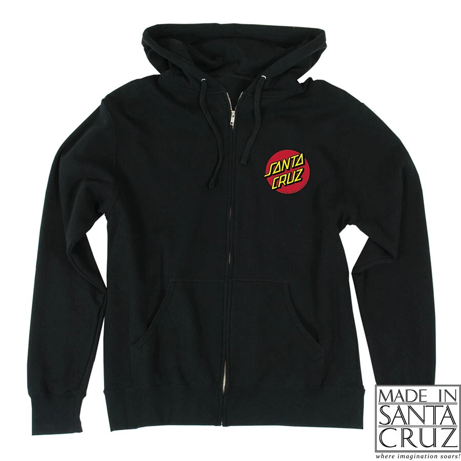 Santa cruz top classic dot hoodie