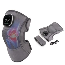 Heated Knee Shoulder Massager Wireless Control with Vibration Pain Relief