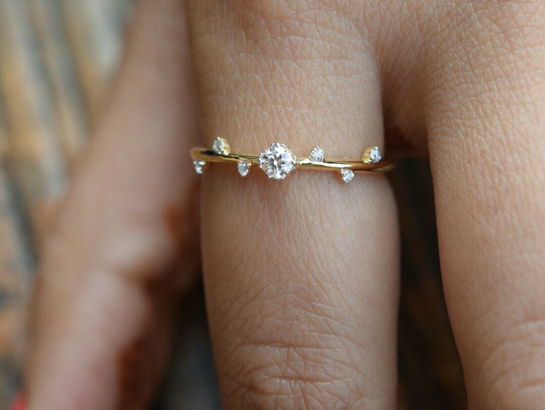 Dainty Engagement Rings — Ouros Jewels