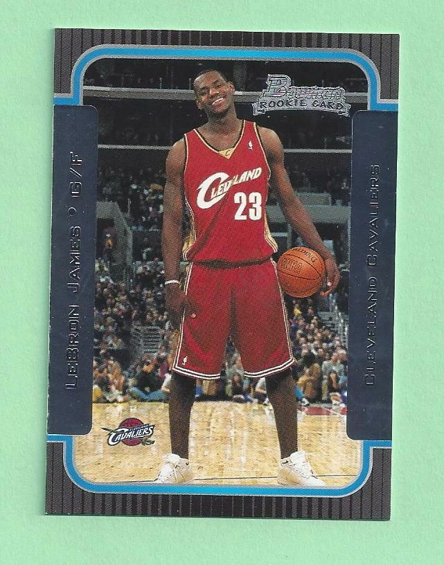 Bowman LeBron James Basketball 2003-04 Season Sports Trading Cards