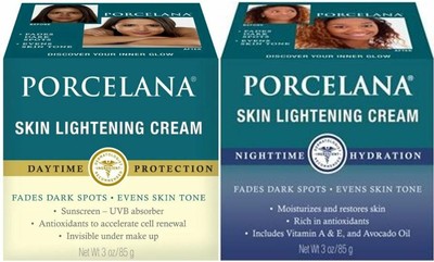 porcelana whitening night cream