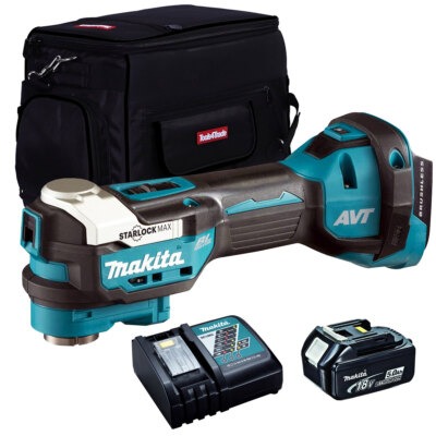 Makita DTM52Z 18V Brushless Oscillating Multi Tool x Battery  Charger Bag UK