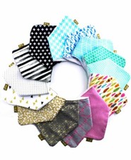 AU MADE Dribble Bib Baby Bandana Adjustable Choose 100 Cotton / Terry Cloth