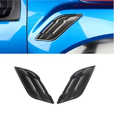 Carbon Fiber Fender Air Vent Outlet Cover Trim For Ford F150 2015-20 Accessories