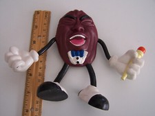 RAISEN MEN MIC. GUY SINGING - 5-1/2 INCH TALL MINT 1987 NEVER PALYED WITH