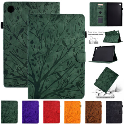 Hülle Für Samsung Galaxy Tab A7 A8 A9 S6 S7 S8 S10 Leder Case Klapphalter Schutz