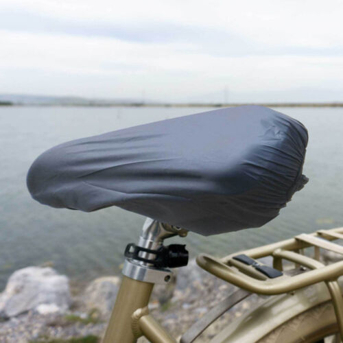 Waterproof Bike Seat Cover Plastic Elastic Rain Cover Protective Bicycle Saddle