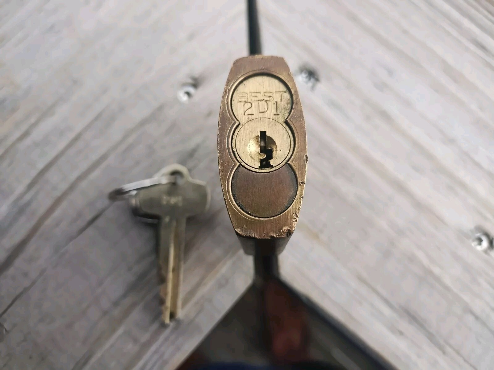 Vintage Best ESSO SOC Padlock with 3 Keys including Core Key | eBay