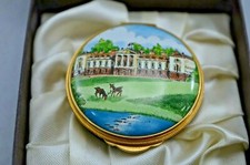 TOYE KENNING & SPENCER - WOBURN ABBEY ENAMEL BOX 