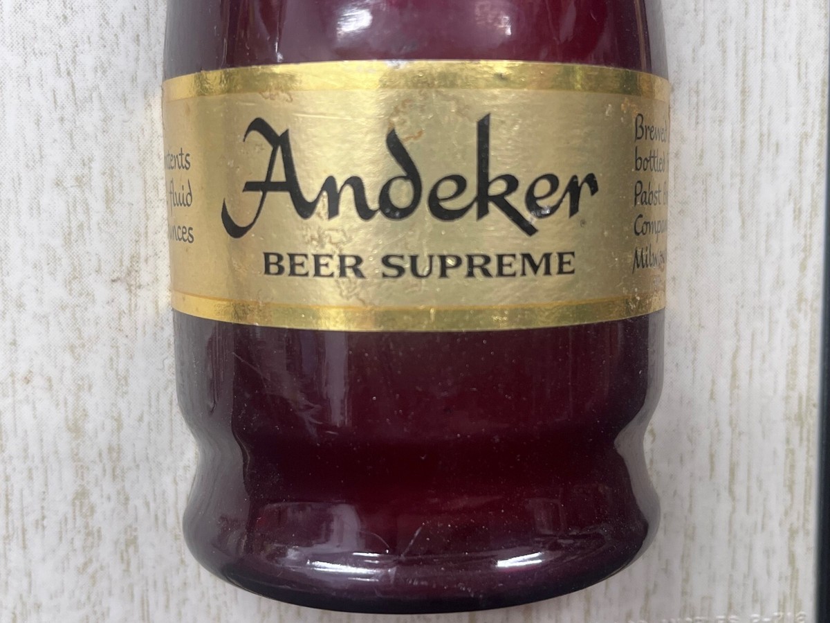 Vintage Andeker Beer Sign, by Pabst Brewing Company, 13”x 17” | eBay