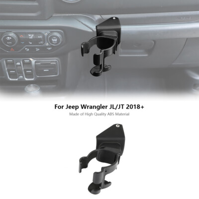 Multi-Function Drink Cup Phone Holder Mount For 2018+ Jeep Wrangler JL JT Parts