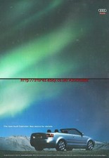 Audi Cabriolet 2002 Magazine 2 Page Advert #3990